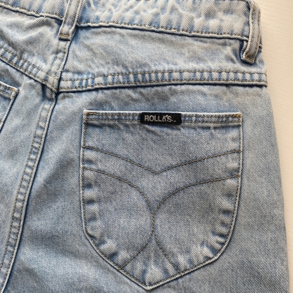 ROLLA's High Rise Straight G-day Mate Distressed Light wash Size 28 - Picture 9 of 15